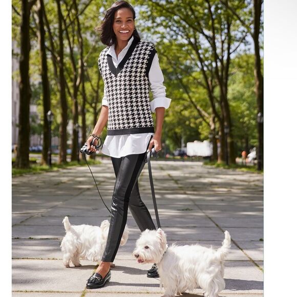 TALBOTS Portland FAUX Black
LEATHER LEGGINGS Size 6 women NWT🏷 - Picture 5 of 13